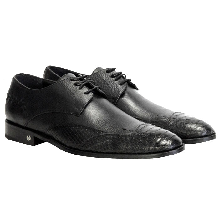 LOUIS VUITTON Zapatos de vestir / EE. UU.7.5 / BLK / Cuero Negro