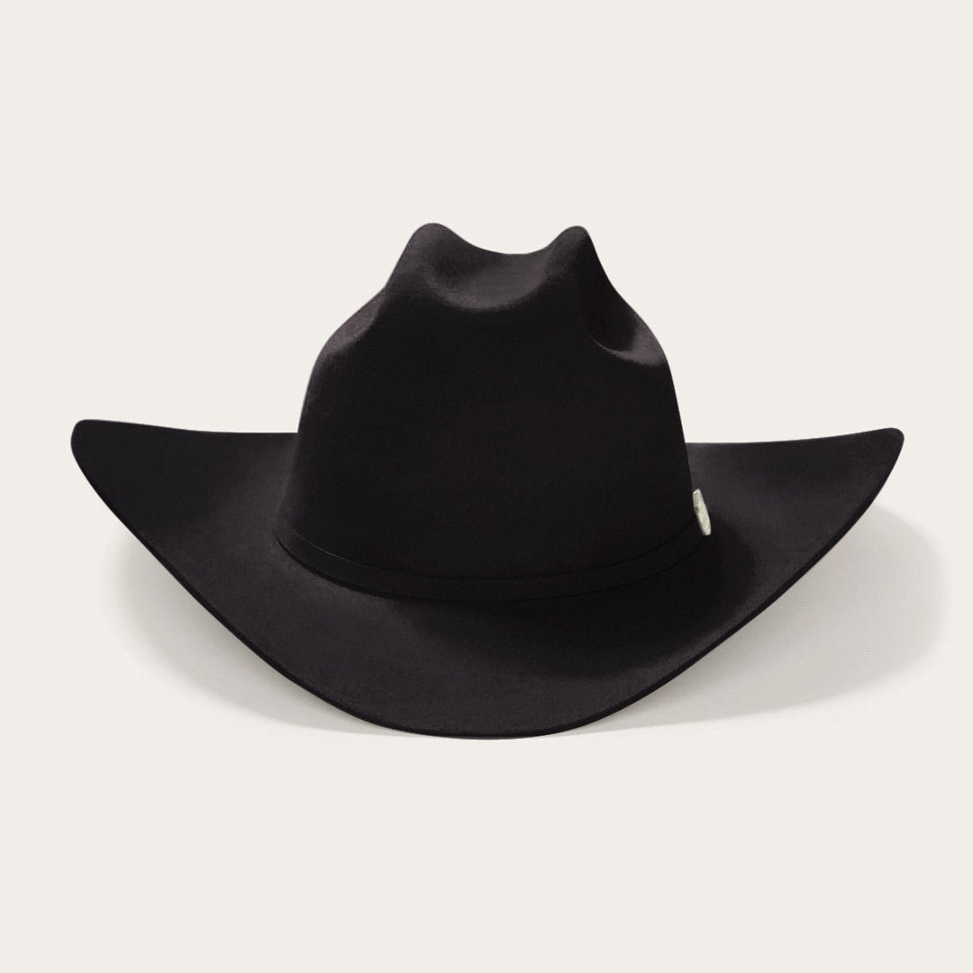 4X Stetson Deadwood Sombrero de Vaquero de Fieltro Negro
