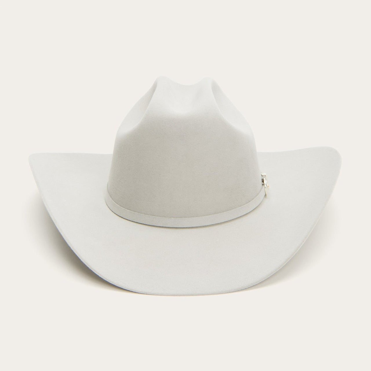 10x Stetson Shasta Beaver Felt Cowboy Hat Mist Gray
