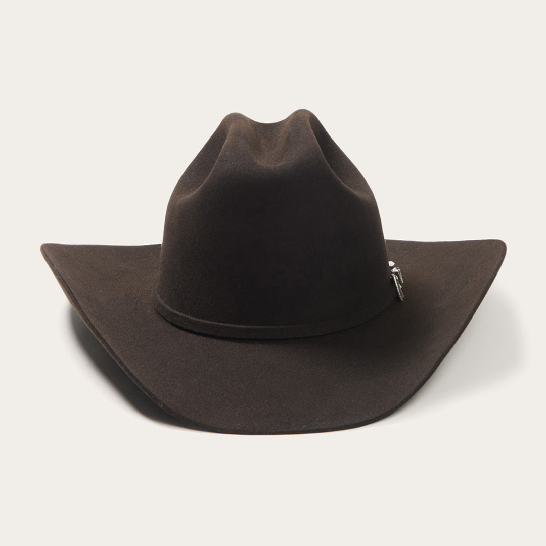 6x Stetson Skyline Fur Felt Cowboy Hat Chocolate