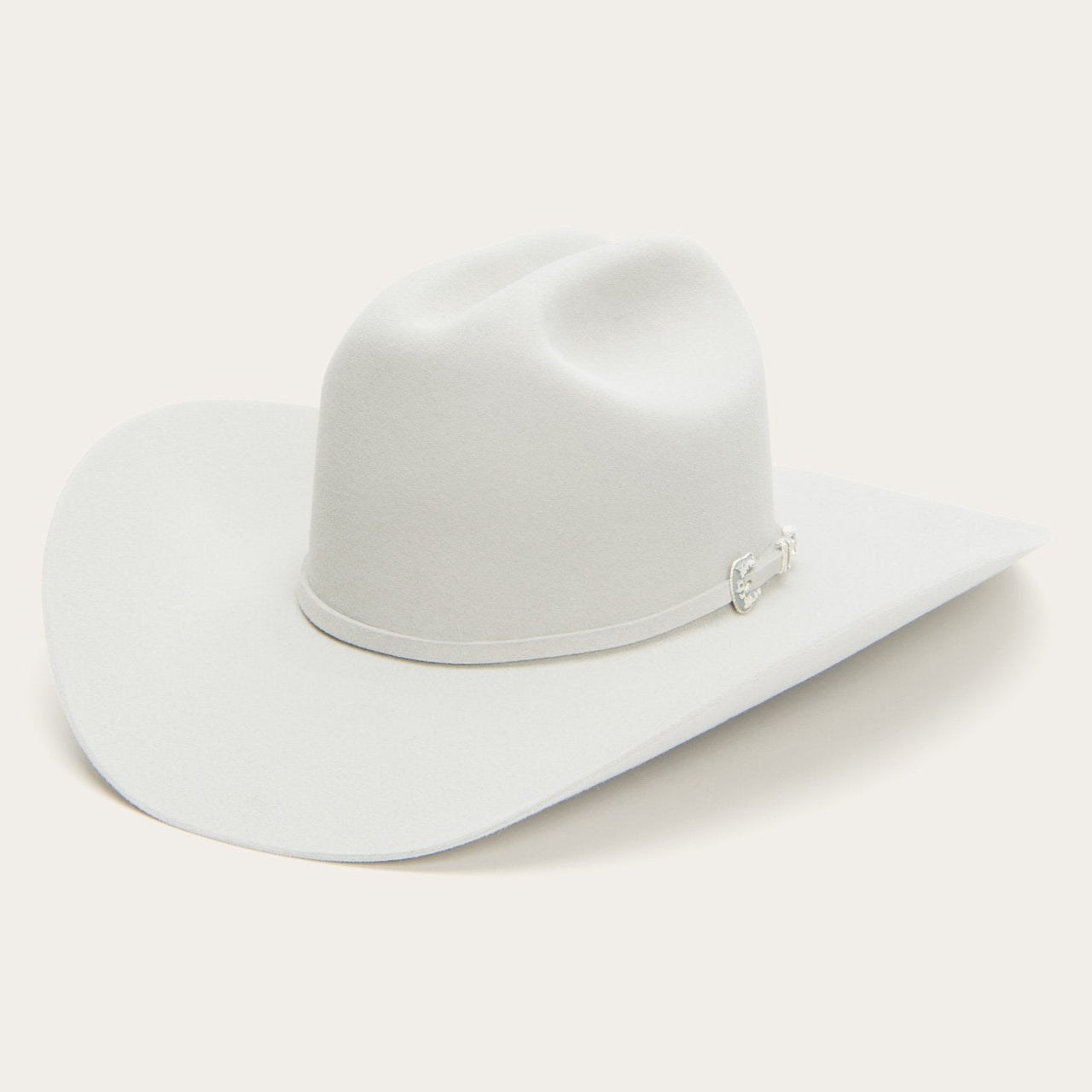 6x Stetson Skyline Fur Felt Cowboy Hat Silver Gray
