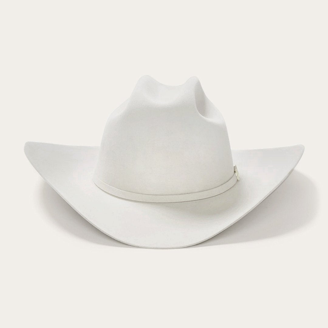 4X Stetson Deadwood Felt Cowboy Hat White