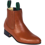Men's LA Barca Botin Charro Boots Handcrafted Brown - yeehawcowboy