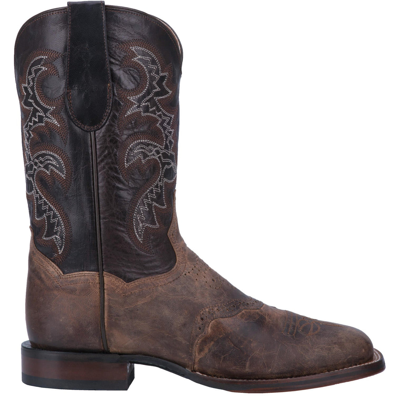 Men‚Äôs Dan Post Franklin Genuine Leather Cowboy Certified Boots Brown - yeehawcowboy
