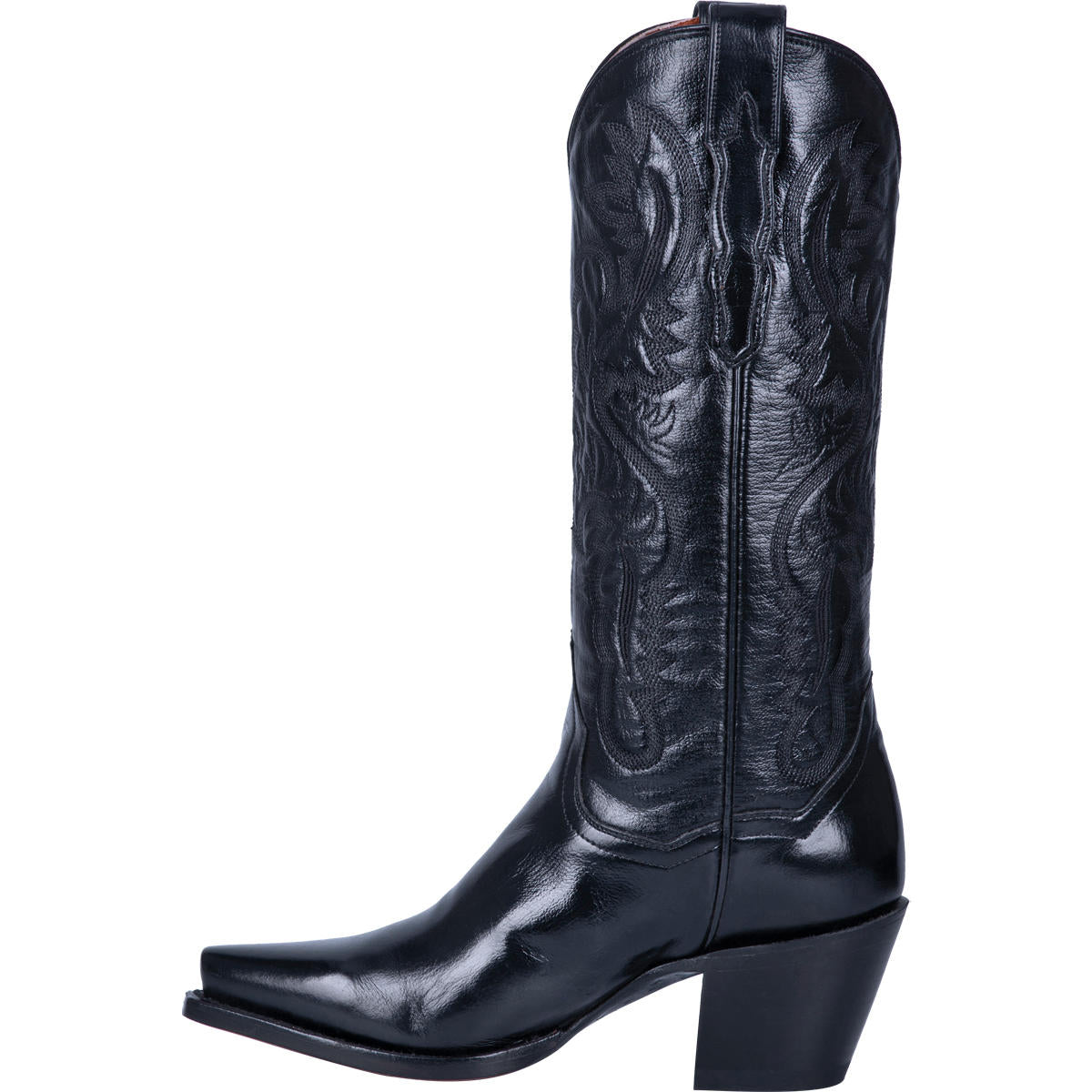 Women's Dan Post Maria Leather Handmade Boots Black - yeehawcowboy