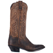 Women's Dan Post Marla Leather Handmade Western  Boots Brown - yeehawcowboy