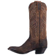 Women's Dan Post Marla Leather Handmade Western  Boots Brown - yeehawcowboy