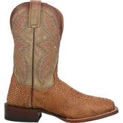 Men's Dan Post Dry Gulch Python Boots Handcrafted Tan - yeehawcowboy