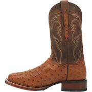 Men's Dan Post Alamosa Ostrich Boots Handcrafted Bay Apache - yeehawcowboy