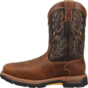 Men's Dan Post Warrior Waterproof Composite Toe Work Boots Handcrafted Brown - yeehawcowboy