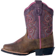 Kid‚Äôs Dan Post Tryke Leather Boots Handcrafted Brown - yeehawcowboy