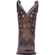 Kid‚Äôs Dan Post Starlett Leather Boots Handcrafted Brown - yeehawcowboy