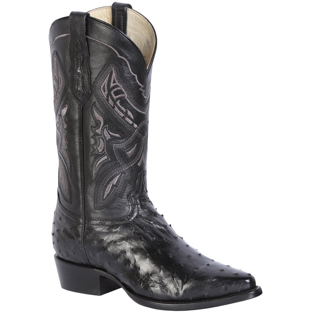 Men's 100 A√±os Ostrich Boots J-Toe Handcrafted - yeehawcowboy