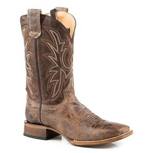 Men‚Äôs Roper Pierce Concealed Carry Flextra Boots Handcrafted Brown - yeehawcowboy