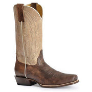 Men's Roper Parker II Leather Boots Handcrafted Brown - yeehawcowboy