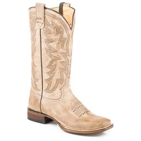 Women’s Roper Sense 1 Concealed Carry Boots Handcrafted Tan - yeehawcowboy