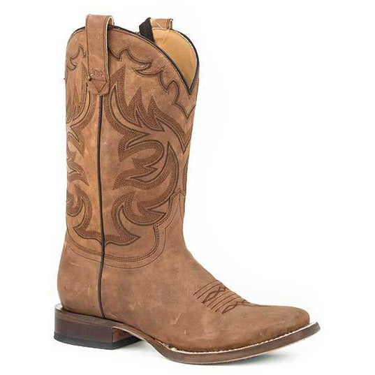 Women's Roper Lulu Concealed Carry Boots Handcrafted Performance System Tan - yeehawcowboy