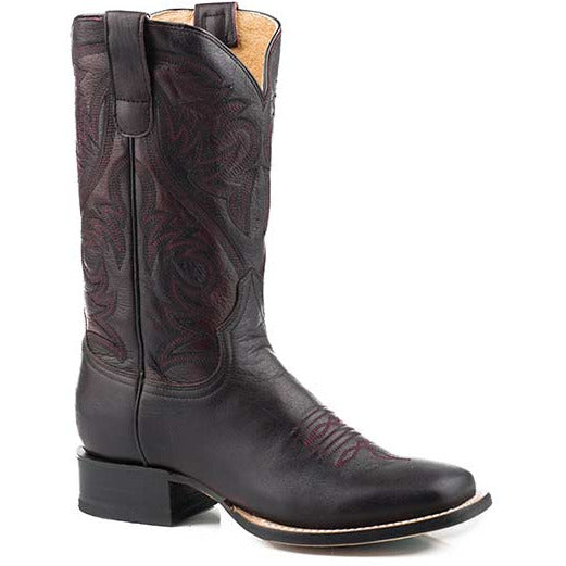 Women's Roper Brook Hybrid Sole Boots Handcrafted Black - yeehawcowboy
