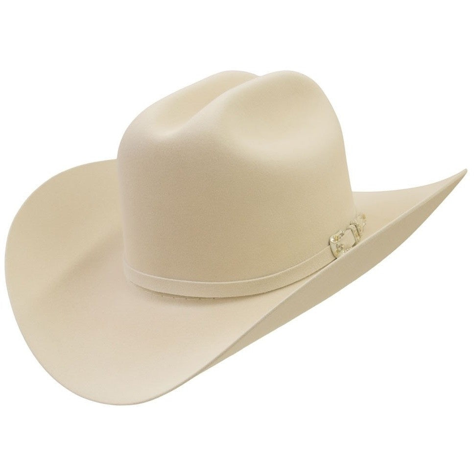 10x Larry Mahan Jerarca Fur Felt Cowboy Hat Silverbelly - yeehawcowboy