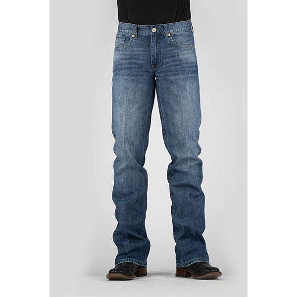 Men's Stetson Jeans X Design Back Pkt - Blue - yeehawcowboy