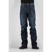 Men's Stetson Jeans Fit Standard X Design Back Pockets - Blue - yeehawcowboy