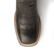Men's Ferrini Jackson Leather Boots Handcrafted Black - yeehawcowboy