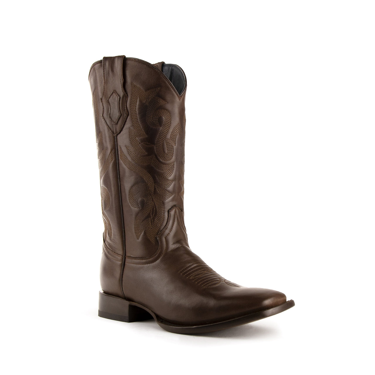 Men's Ferrini Jackson Leather Boots Handcrafted Chocolate - yeehawcowboy