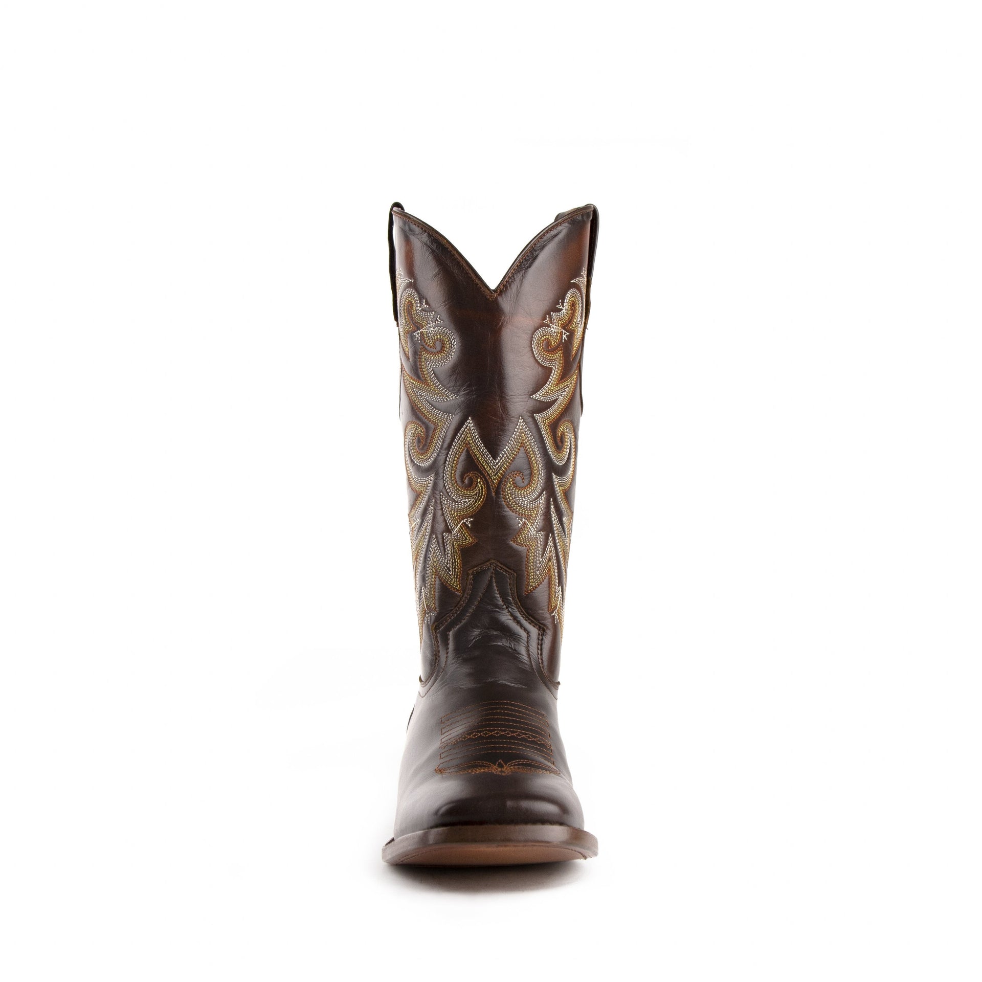 Men's Ferrini Tundra Leather Boots Handcrafted Chocolate - yeehawcowboy
