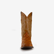 Men's Ferrini Pinto Ostrich Boots Handcrafted Cognac - yeehawcowboy