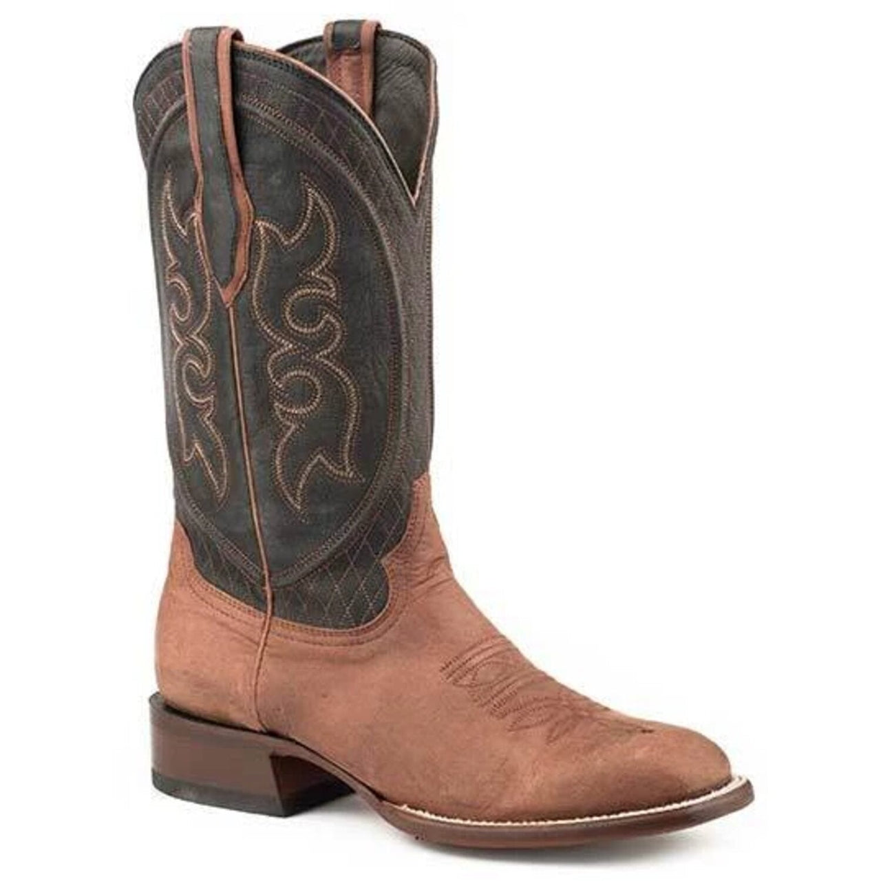 Men's Stetson Westby Western Boots Handcrafted JBS Collection Brown - yeehawcowboy