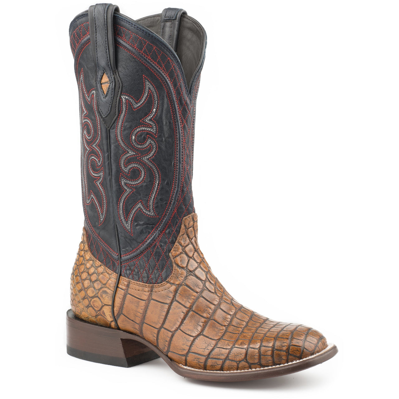 Men's Stetson Roundup Taupe Alligator Boots Handcrafted JBS Collection Honey - yeehawcowboy