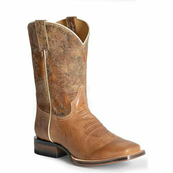Men's Stetson Obadiah Tru-x System Leather Boots Handcrafted Tan - yeehawcowboy