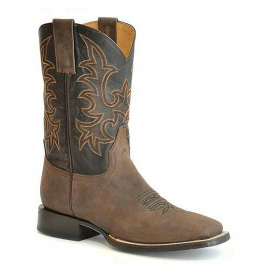 Men's Stetson Obadiah Tru-x System Leather Boots Handcrafted Brown - yeehawcowboy