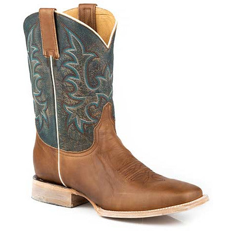 Men's Stetson Obadiah Tru-x System Leather Boots Handcrafted Tan - yeehawcowboy