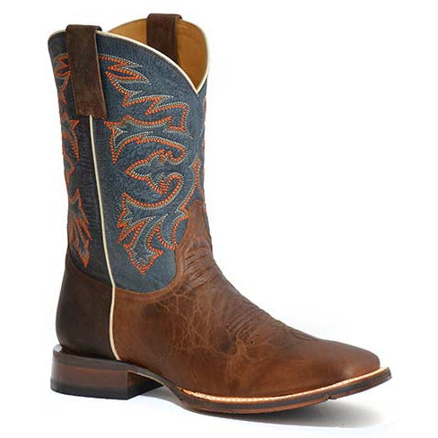 Men's Stetson Boone Tru-x System Leather Boots Handcrafted Brown - yeehawcowboy