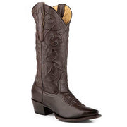 Women's Stetson Callie Boots Handcrafted Chocolate - yeehawcowboy