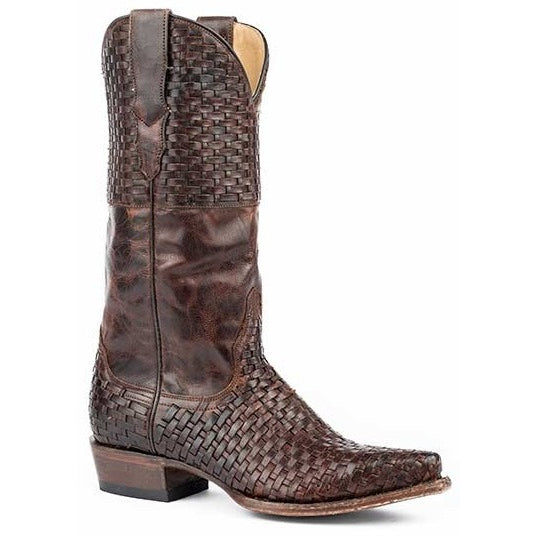 Women's Stetson Bea Boots Snip Toe Handcrafted Brown - yeehawcowboy