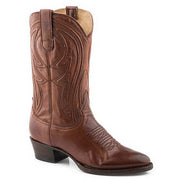 Women's Stetson Nora Boots Handcrafted Cognac - yeehawcowboy