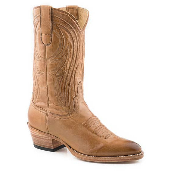 Women's Stetson Nora Boots Handcrafted Gold - yeehawcowboy