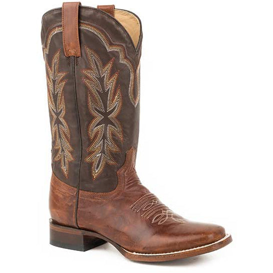 Women's Stetson Jessica Leather Boots Handcrafted Brown - yeehawcowboy