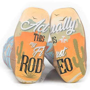 Baby Tin Haul Lil Toy Horse Boots With My First Rodeo Sole Handcrafted Tan - yeehawcowboy