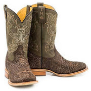 Men's Tin Haul Take No Bull Boots With Do No Harm Sole Handcrafted Brown - yeehawcowboy