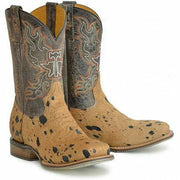 Men's Tin Haul Hairston Boots with Buffalo Sole Handcrafted Tan - yeehawcowboy