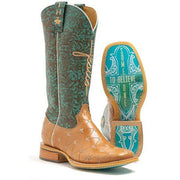 Women's Tin Haul Prince of Peace Boots Handcrafted Brown - yeehawcowboy