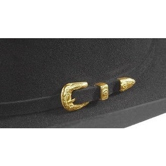 5x Larry Mahan El Dorado Fur Felt Hat Black - yeehawcowboy