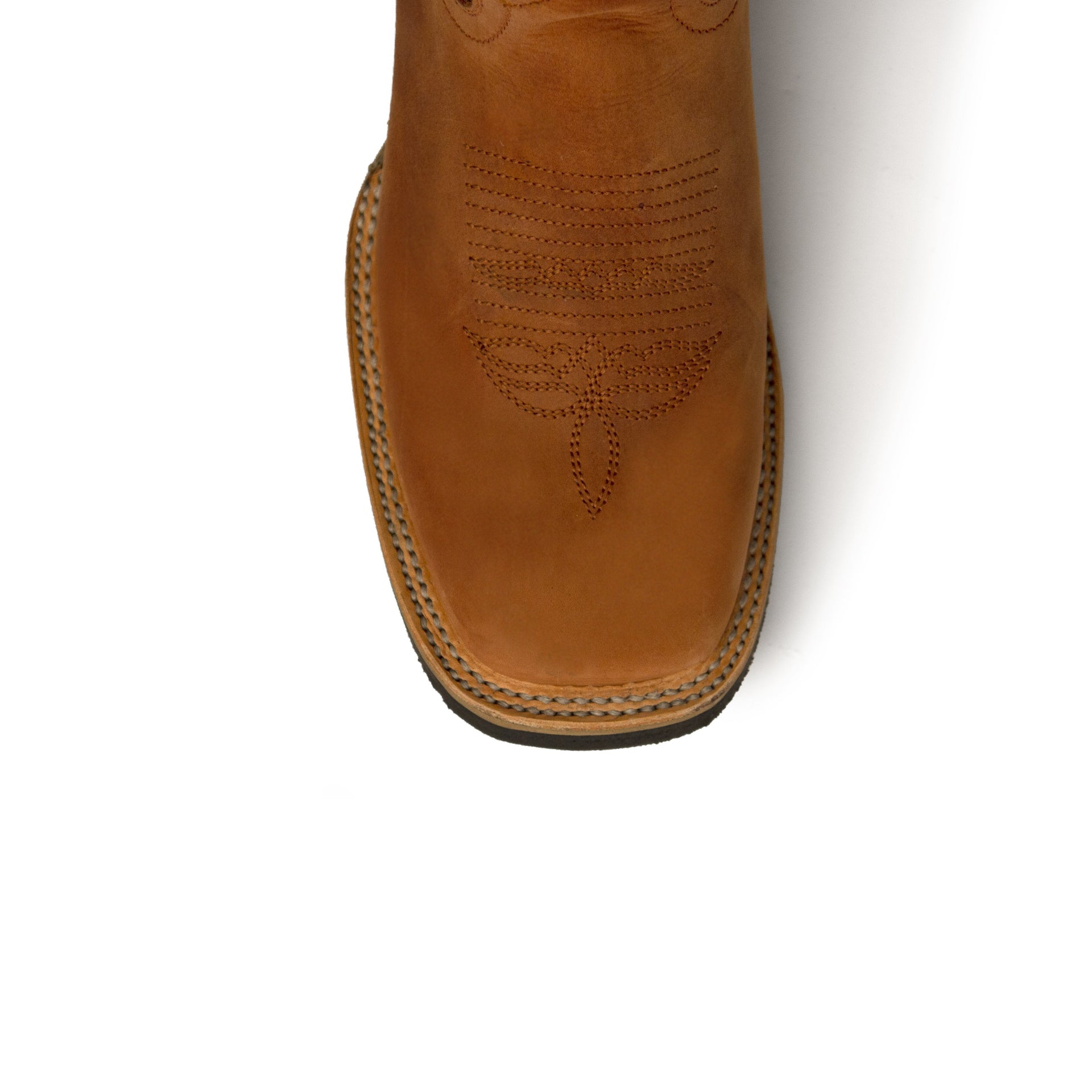 Men's Ferrini Maverick Leather Boots Handcrafted Brown - yeehawcowboy