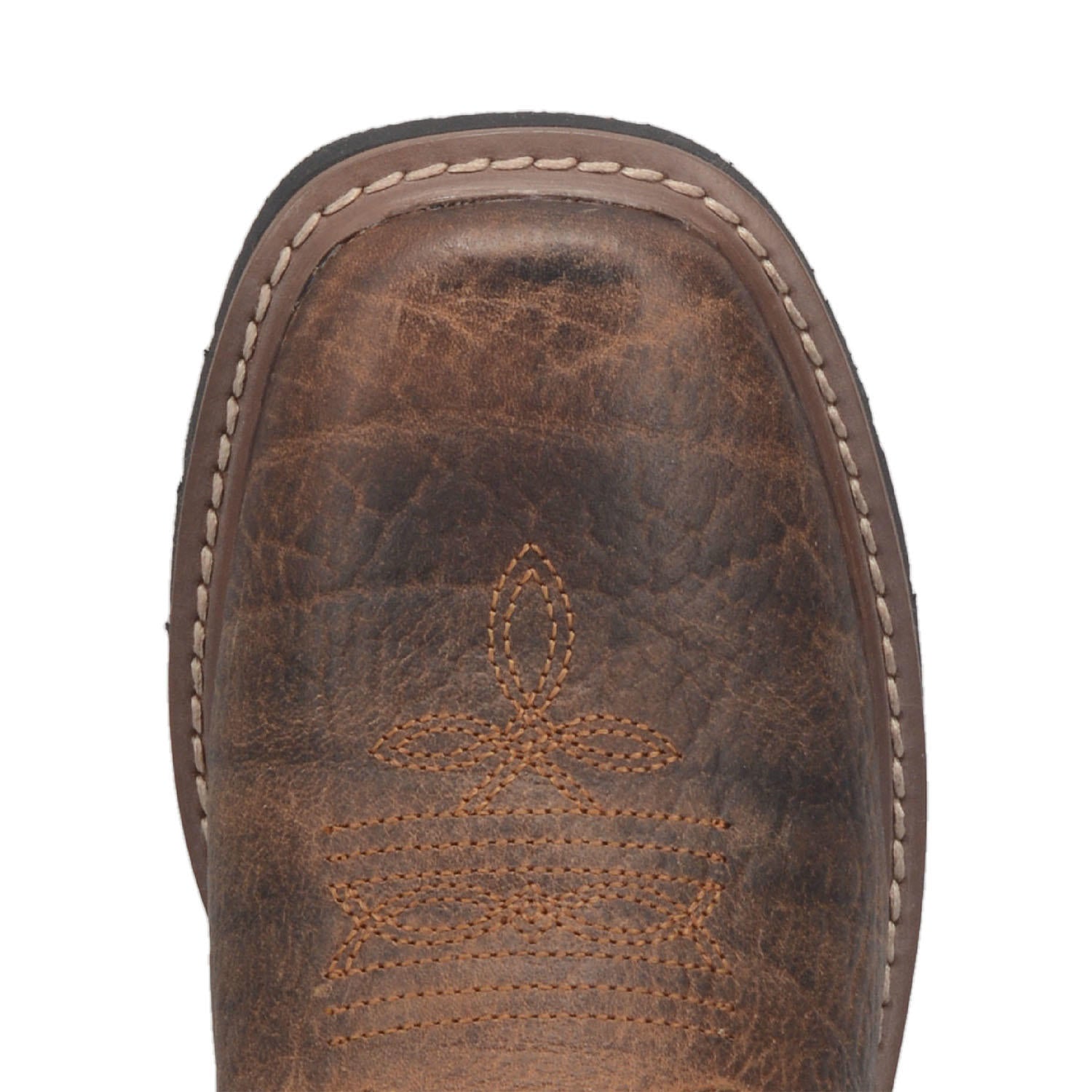 Kid's Dan Post Brantley Leather Boots Handcrafted Brown - yeehawcowboy