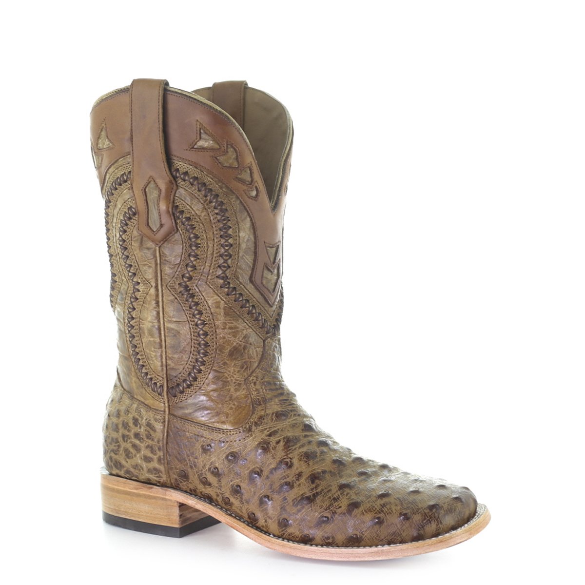 Men's Corral Ostrich Boots Handcrafted Oryx - yeehawcowboy
