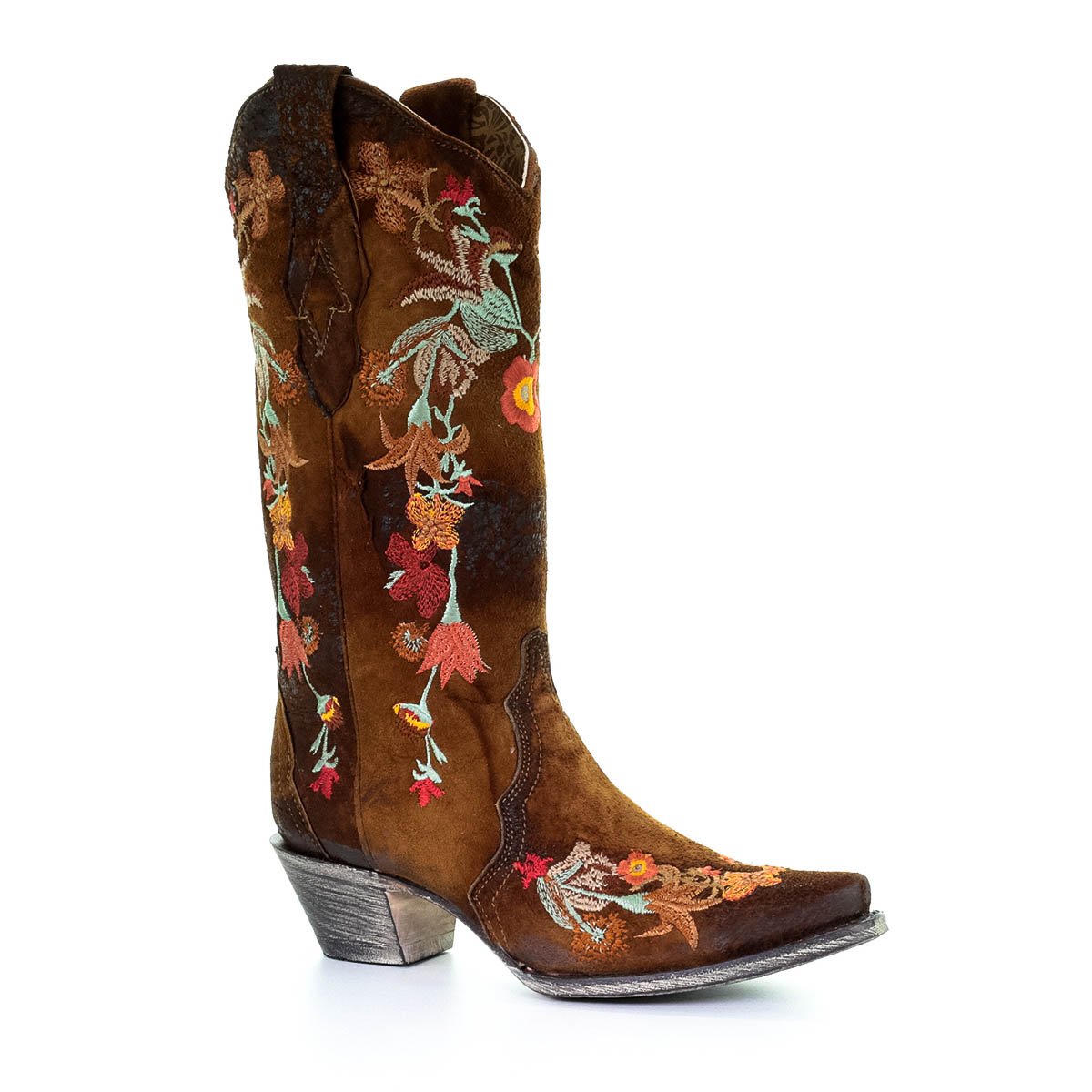 Women‚Äôs Corral Western Boots Handcrafted Chocolate - yeehawcowboy