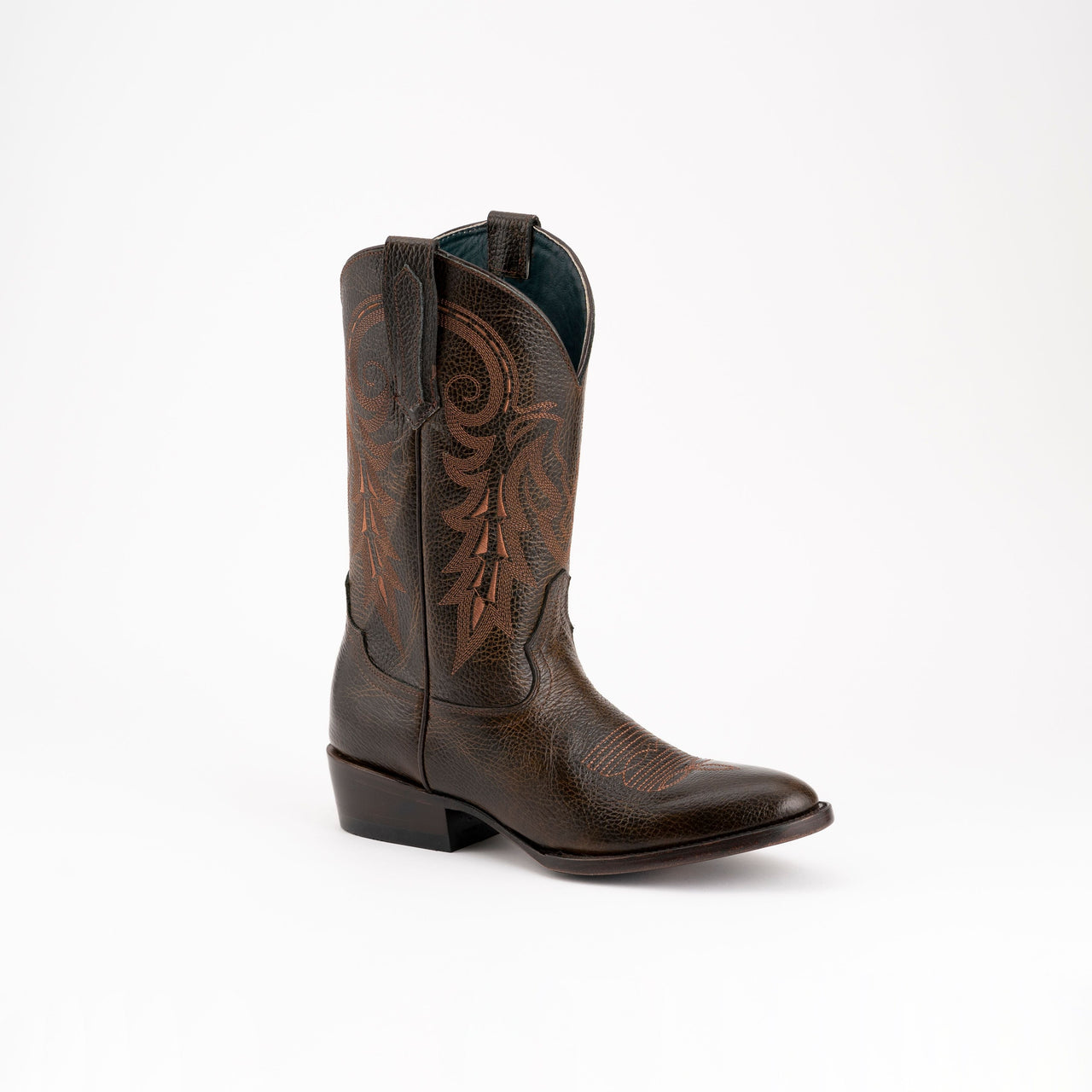 Men's Ferrini Remington Leather Boots Handcrafted Chocolate - yeehawcowboy
